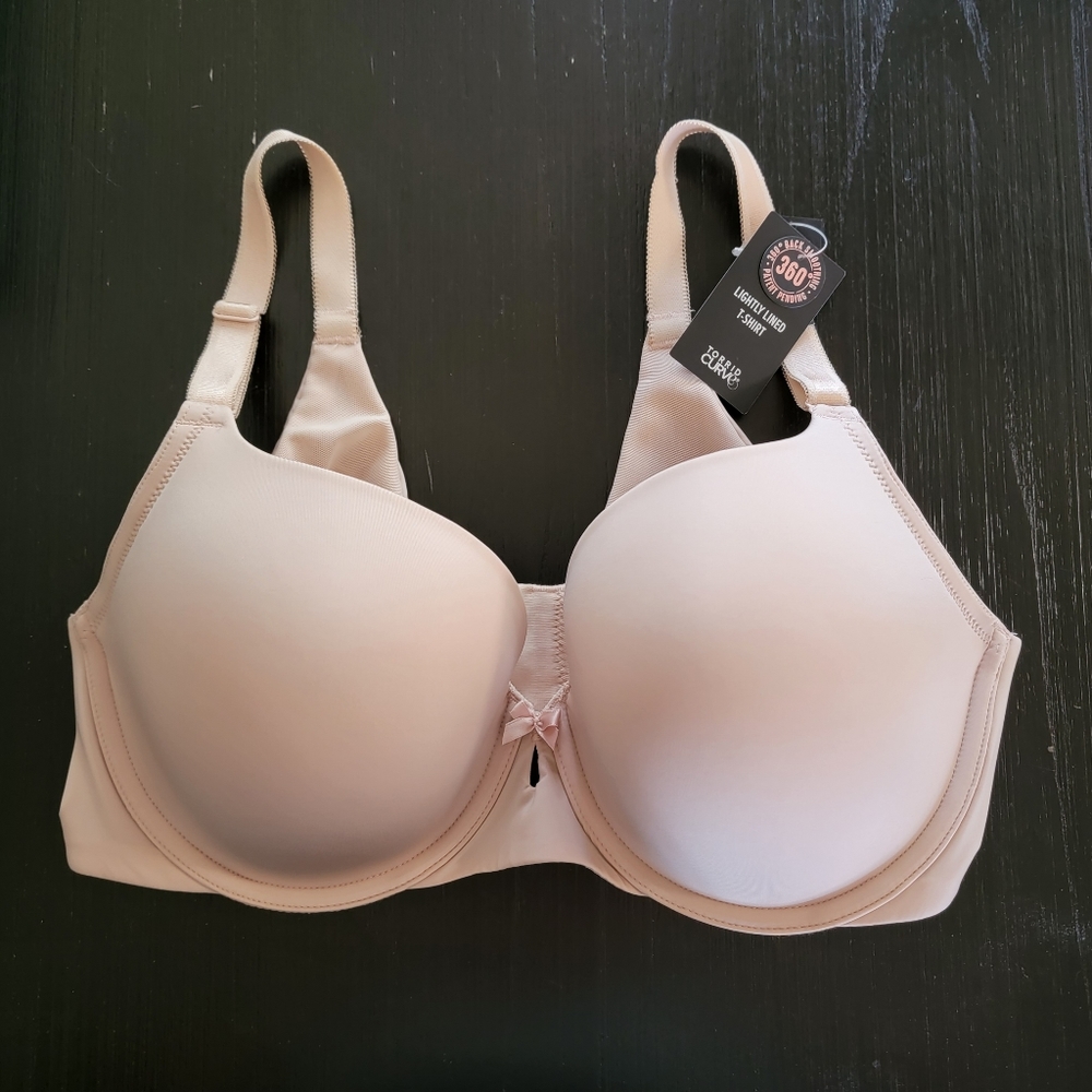 Nwt Torrid Curve Beige Lightly Lined T-Shirt Bra … - image 3